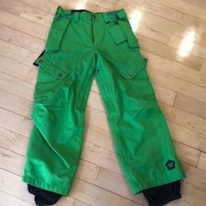 Green Snow Pants